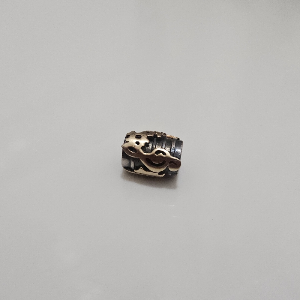Trollbeads Hallelujah Bead. Gold/Sylver
